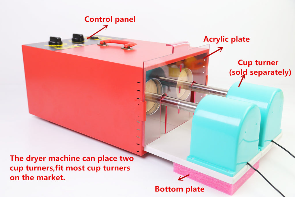 Wonnv Epoxy Resin Dryer Machine for Glitter Tumbler Craft